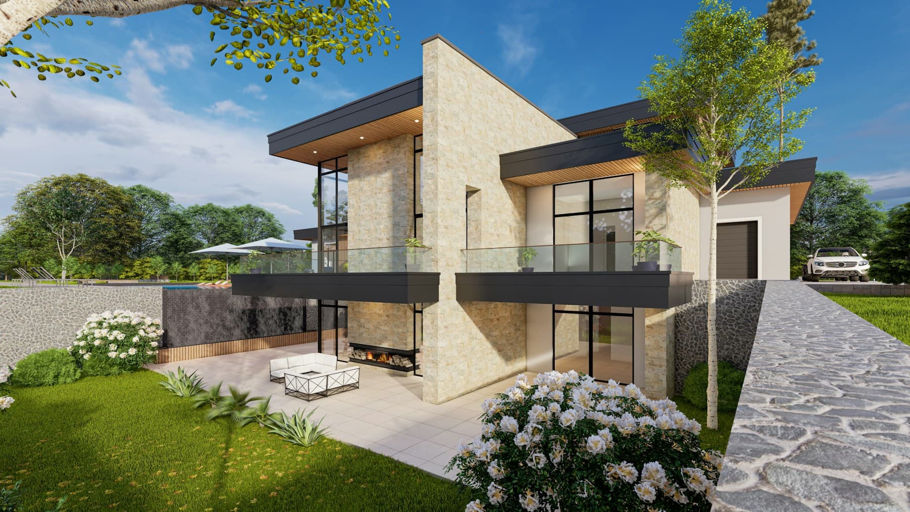 Contemporary 1 Kanal Residence residential architecture project
